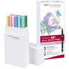 Image de Tombow ABT-18P-5 Lot de 18 Feutres pinceau à 2 pointes, couleurs pastel, étui