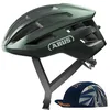 Image de ABUS Casque de vélo de route PowerDome ACE - Avec casquette ABUS Race - Casque de vélo léger avec système de ventilation intelligent - Fabriqué en Italie - Pour homme et femme - Vert - Taille M