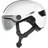 Image de Abus HUD-Y Ace Casque de cyclisme Shiny Blanc/L 57-61 cm, unisexe, adulte, taille unique