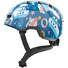 Image de ABUS - Casque enfant Skurb Kid - casque de vélo solide au look skater avec place pour une queue de cheval et designs variés - pour filles et garçons - bleu, taille M