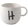 Image de like. by Villeroy & Boch - Letters mug H, 380ml, Porcelaine Premium, blanc