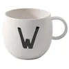 Image de like. by Villeroy & Boch - Letters mug W, 380ml, Porcelaine Premium, blanc