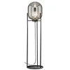 Image de Kleine Fischer Honsel Lampadaire REGI trépied avec verre fumé   Lampe de sol intérieure 110 cm