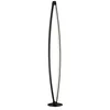 Image de Fischer & Honsel Fenga 40503 Lampadaire à intensité variable en continu Noir sable Hauteur 145 cm Diamètre 21 cm Réglage de la température de couleur 3 niveaux 1 x LED 18 W 2700/3350/4000 K 2500 lm