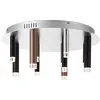 Image de Brilliant lampe clavecin LED plafonnier rond 12flg marron / café | 12x 4W LED intégrés, 306lm, 3000K | Dimmable en 3 étapes via interrupteur mural | Économique et durable grâce à l'utilisation de