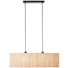 Image de BRILLIANT Lampe suspendue Wimea 2 ampoules noir/naturel, 2 x A60, E27, 52 W, câble pouvant être raccourci/réglable en hauteur