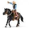 Image de Schleich 41416 - Saddle bronc riding avec cow-boy