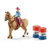 Image de Schleich - Cheval de Rodéo avec Cowgirl, 41417