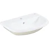 Image de Grohe BAU 39422000 Lavabo encastrable en céramique Montage par le haut 55 cm Blanc alpin