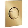 Image de GROHE Cosmopolitan Double décharge pour valve de chute pneumatique avec supports inclus - Série Grohe Nova Cosmopolitan - 13 x 0,5 x 17,2 cm - Couleur or brillant brossé (Référence : 37601GN0)