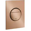 Image de GROHE Cosmopolitan Double décharge pour valve de chute pneumatique avec supports inclus - Série Grohe Nova Cosmopolitan - 13 x 0,5 x 17,2 cm - Couleur or brossé (Référence : 37601DL0)