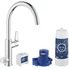 Image de GROHE 30 385 000 BLUE PURE BAUCURVE Starter Kit Monomando Fregadero Filtro
