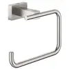Image de Grohe 40507DC1 Essentials Cube Porte Rouleau, Gris Satiné