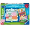 Image de Ravensburger 3 Puzzles - La famille d'abord ! - Peppa Pig 04288