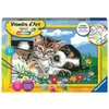 Image de Ravensburger   Numéro d’Art grand format   Une belle amitié   Loisir créatif   Kit de peinture par numéros   Activité détente et créative   Dès 7 ans   28916   Version française