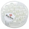 Image de Rayher Renaissance 14401100 Lot de 45 perles de cire de verre Ø 6 mm