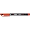 Image de Stabilo 4006381115421 Marqueur Encre Permanente Couleur Rouge Pointe Moyenne Marqueurs Multicolore