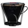 Image de Melitta Porte-filtre, Pour Filtre à Café 1x6, Compatible avec 1 Verseuse ou 2 Tasses, Plastique, Pour Over, Noir