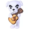 Image de Simba 109231007 Animal Crossing KK Slider, Peluche New Horizons, Nintendo pour enfants dès les premiers mois de vie, blanche, 40 cm