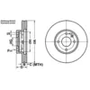 Image de ATE 24.0124-0252.1 Rotor de Disque de Frein, Set de 2