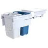 Image de Hailo Panier à linge 3270461 | Laundry Carrier 66 l | Panier à linge double tiroir | Pour meuble bas de 45 cm avec façade | Système d'extraction