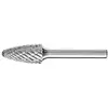 Image de PFERD Fraise HM 21001032 - Forme arrondie RBF - Denture polyvalente - Diamètre de la tige : 12 mm - Diamètre de la tige : 6 mm - Longueur : 65 mm - Pour une utilisation polyvalente sur les principaux