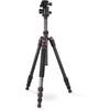 Image de Hama Ramble II Duo Trépied 2 en 1 pour appareil photo et téléphone portable avec support pour téléphone portable, trépied stable et léger en carbone, trépied photo extensible 3 positions max. 160 cm,