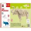 Image de Marabu KiDS 31700000024 Puzzle en bois avec 27 pièces en bois certifié FSC Env. 16 x 13 cm Facile à assembler pour peindre et personnaliser