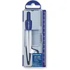 Image de Staedtler Noris 550, Compas scolaire de précision avec attache-compas universelle intégrée pour crayon à papier, Idéal pour le traçage à l'école et adapté pour les enfants, 550 55