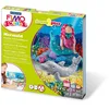 Image de STAEDTLER - Fimo Kids Form&Play - Set "Les sirènes" - 4 pains pâte à modeler 42 g assortis + 1 outil de modelage + 1 décor + notice d'utilisation détaillée - 8034 12 LY