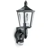 Image de STEiNEL Luminaire extérieur L 15 S noir, applique avec détecteur de mouvement 180°, portée max. 10 m, design classique