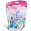 Image de PLAYMOBIL 5354 - Reine d'hiver avec Pegasus Baby - Flocon de neige