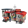 Image de PLAYMOBIL 5663 - City Action - Caserne de Pompiers transportable