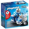 Image de Playmobil - Moto de Policier avec gyrophare - 6923