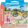 Image de PLAYMOBIL 70061 Special Plus Enfants avec patins et BMX Multicolore