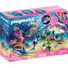 Image de Playmobil 70095 - Coquillage Lumineux et sirènes, Coffret de Figurine Coloré