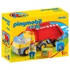 Image de Playmobil 1.2.3 70126 Camion Benne - avec Un Personnage, des Pierres, des Outils et Une Benne - Mes Premiers Apprendre en s'amusant - pour Les Tout-Petits 18-36 Mois