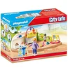Image de Playmobil 70282 Espace crèche pour bébés - City Life - avec Trois Personnages, Une Commode à Langer, Un Tapis d’éveil, Une Chaise Haute et Un Mur de motricité - Le Centre de Loisirs - Dès 4 Ans