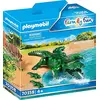Image de Playmobil Family Fun 70358, Crocodile avec chiots, à partir de 4 ans