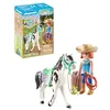 Image de PLAYMOBIL Heure de manger avec Ellie et Sawdust