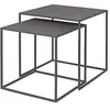 Image de Blomus Lot de 2 tables d'appoint synthétiques Steel Gray, taille unique