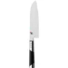 Image de MIYABI Couteau Santoku, Longueur de Lame : 18 cm, Grande Lame, Acier Inoxydable Spécial/Manche Micarta, 7000 D