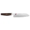 Image de Miyabi 234074-181-0 Couteau de chef Santoku Acier 180 mm Argenté/marron 37,5 x 7,5 x 2,9 cm