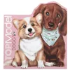 Image de Depesche Top Model 12714_A Livre de coloriage et d'autocollants Kitty and Doggy