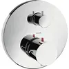 Image de Hansgrohe Axor Starck 1072000 Kit de montage prêt à l'emploi Thermostat encastré avec vanne d'arrêt et d'inversion Chromé