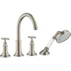 Image de Hansgrohe 16546820 Axor Montreux Robinet de baignoire 4 trous DN 15 Nickel brossé
