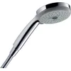 Image de hansgrohe Pommeau de douche Croma 100, douchette à main 100mm diamètre, 3 types de jet, Chromé, 28536000