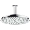 Image de hansgrohe Raindance Classic Douche de tête 240 1jet avec bras de douche pour montage au plafond, Chromé, 27405000
