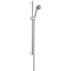 Image de hansgrohe Crometta 85 Set de douche Mono Green 6 l/min. avec barre de douche 65 cm, Chromé, 27652000