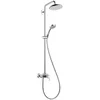 Image de hansgrohe Croma Showerpipe 220 1jet avec mitigeur, Chromé, 27222000